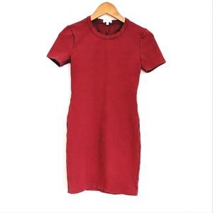 Sunday Best Deep Red T-shirt Dress